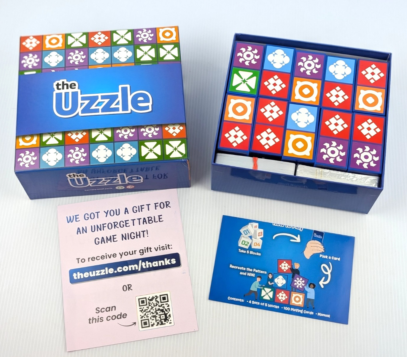 The Uzzle Family Board Games Children & Adults Party Family 100% COMPLETE