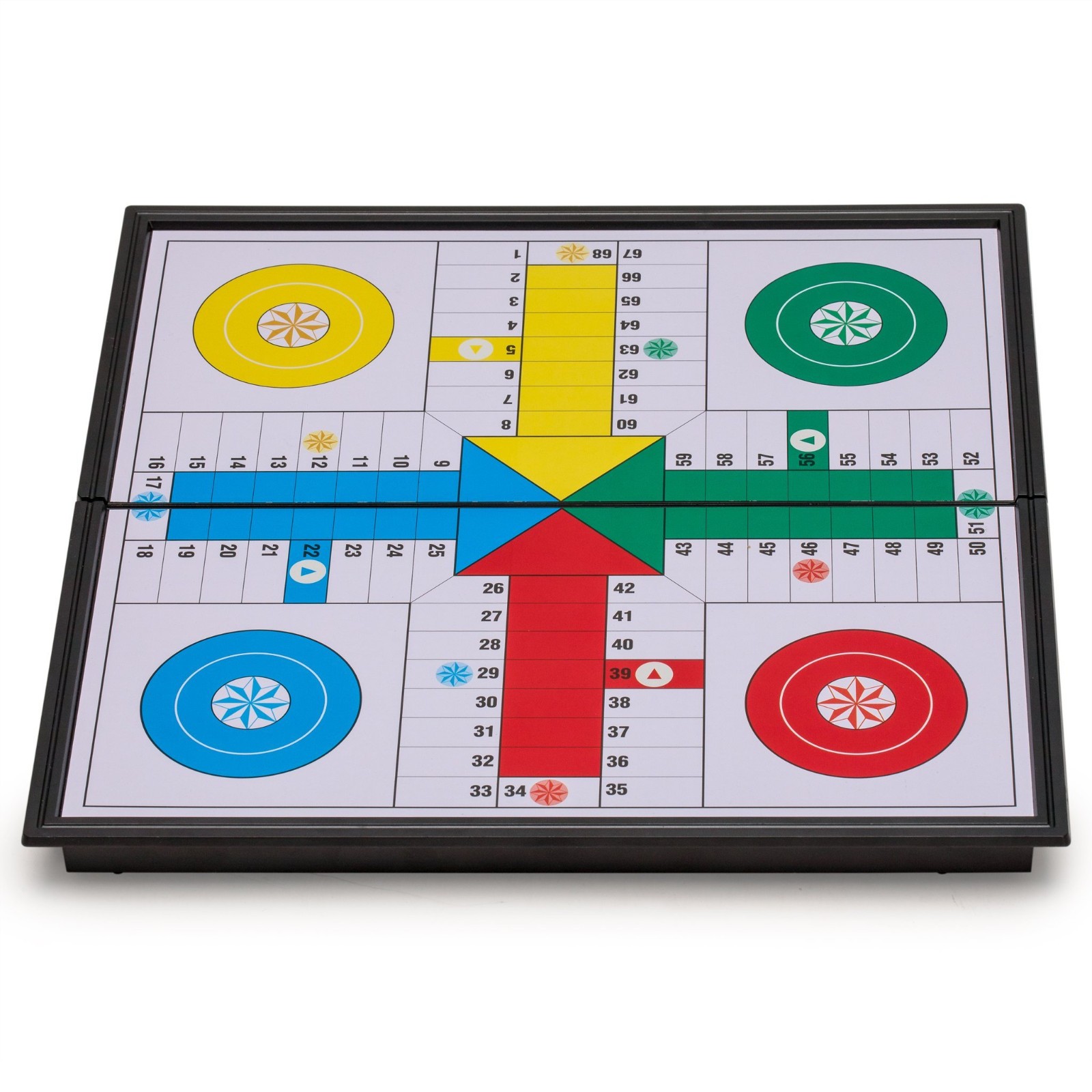 YMI Ludo Magnetic Folding Travel Board Game Set – 9.8″