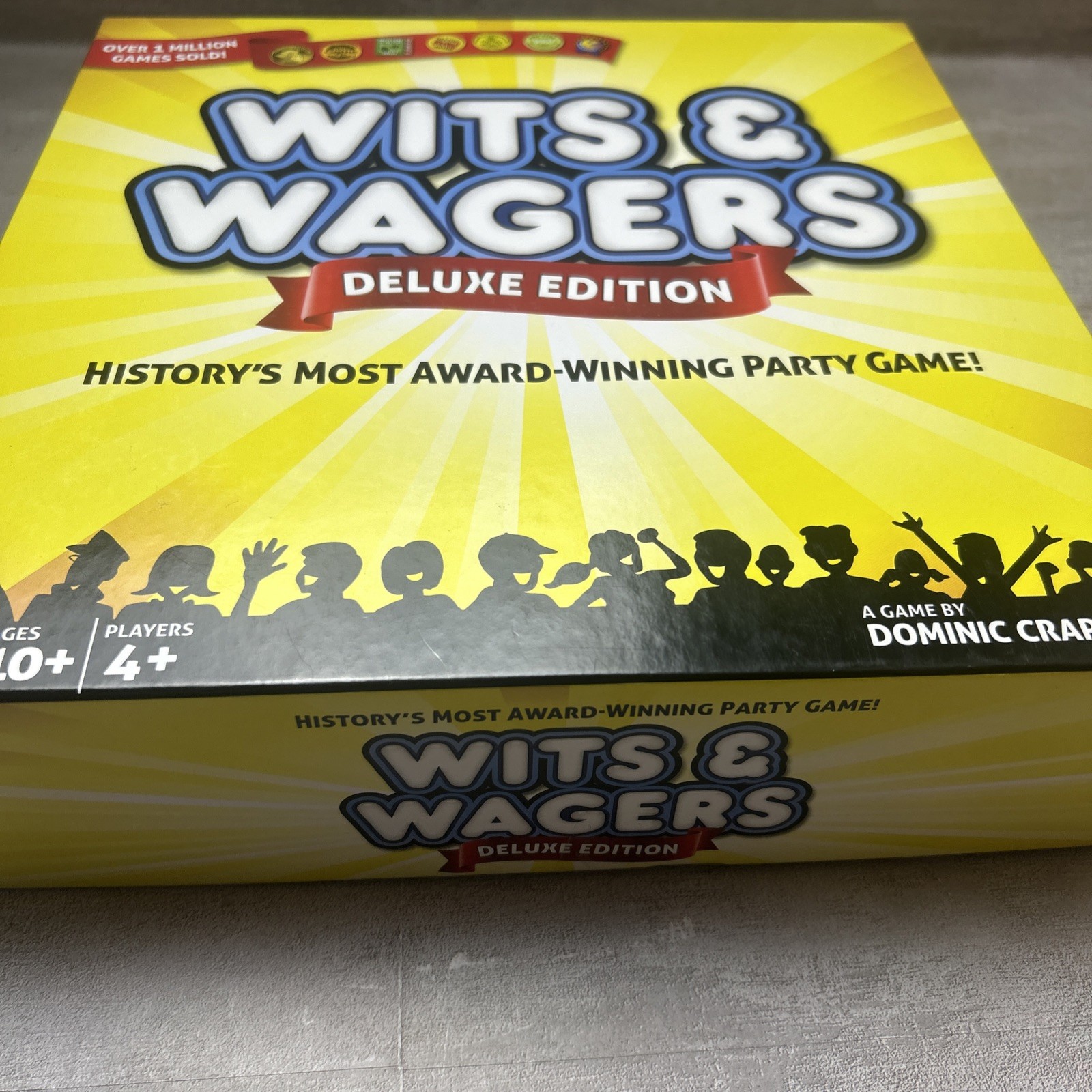 Wits & Wagers Deluxe Edition Family Party Board Game North Star Games Complete