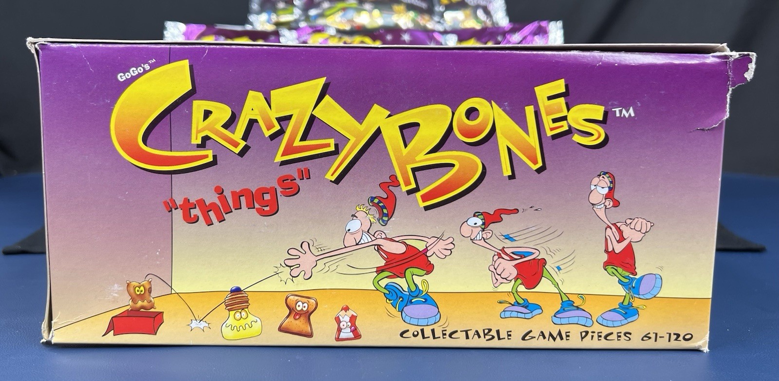 10 Sealed Packs GoGo’s Crazy Bones Things & Empty Display Box