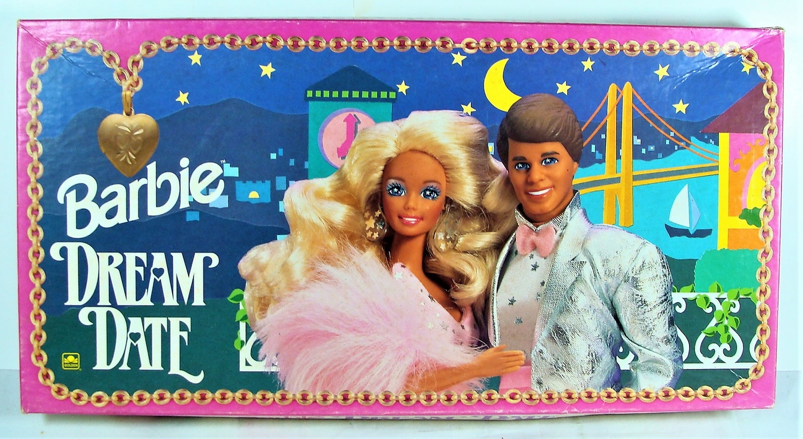 Vtg 1992 Barbie Dream Date Game Almost Complete or Parts Very Good Condition