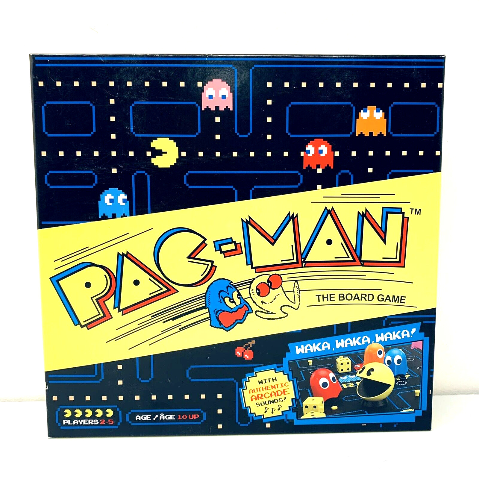 Pac-Man The Board Game Retro Classic Tabletop Arcade Nostalgic Kids Family Fun