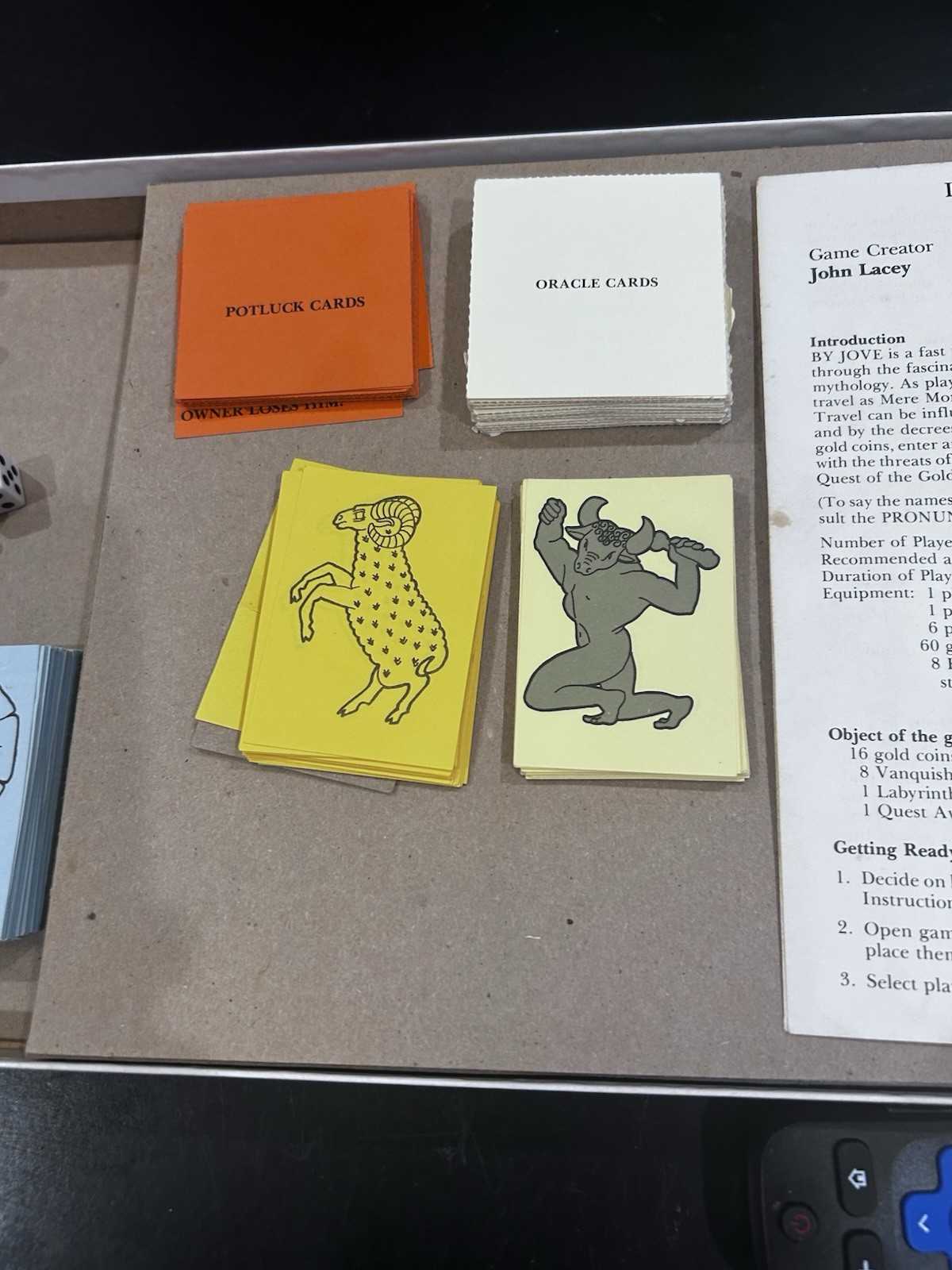 By Jove Vintage Board Game by Aristoplay Almost Complete, Box Has Issues