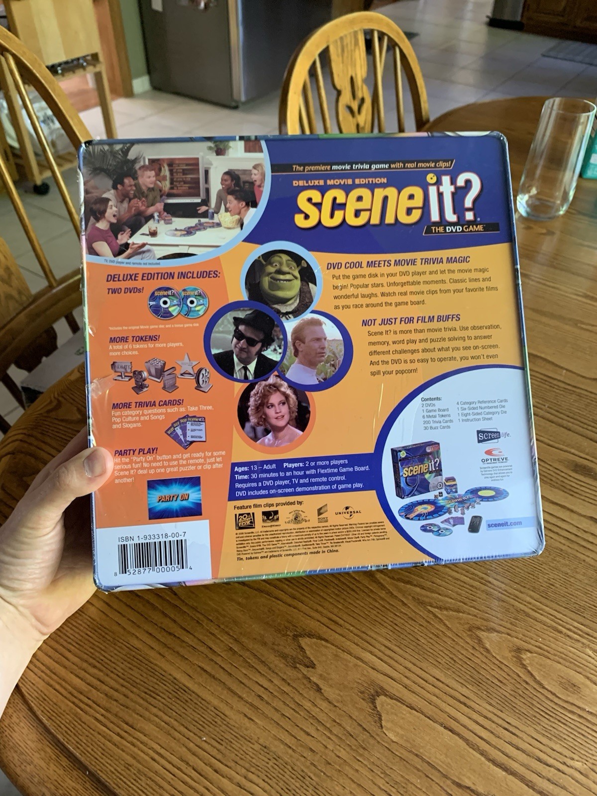 Screenlife Scene It? Deluxe Movie Edition DVD Trivia Game 2+ Players 2 DVDs