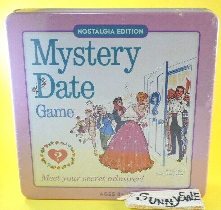 Mystery Date Nostalgia Edition Tin Box Hasbro W.S Game Company Collectible Case