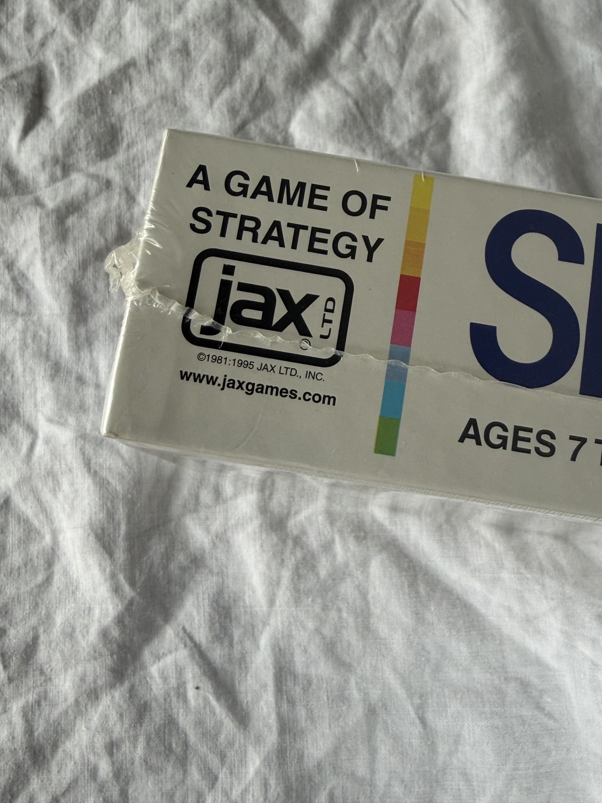Sequence Board Game By Jax 1995 2 to 12 Players NEW IN SEALED BOX