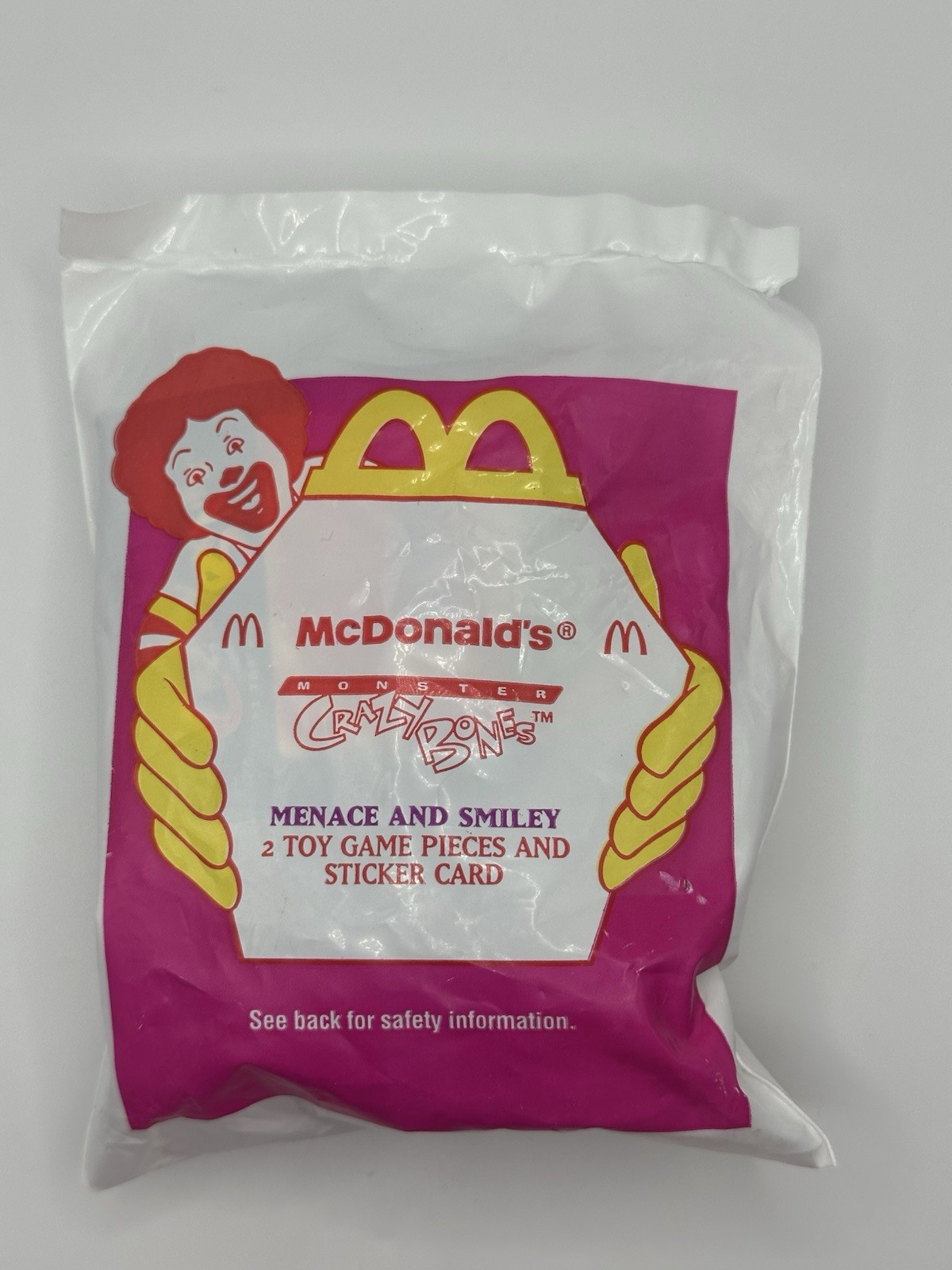 Gogo’s Crazy Bones – New Zealand Variant – Sealed McDonald’s Monster Bones Pack