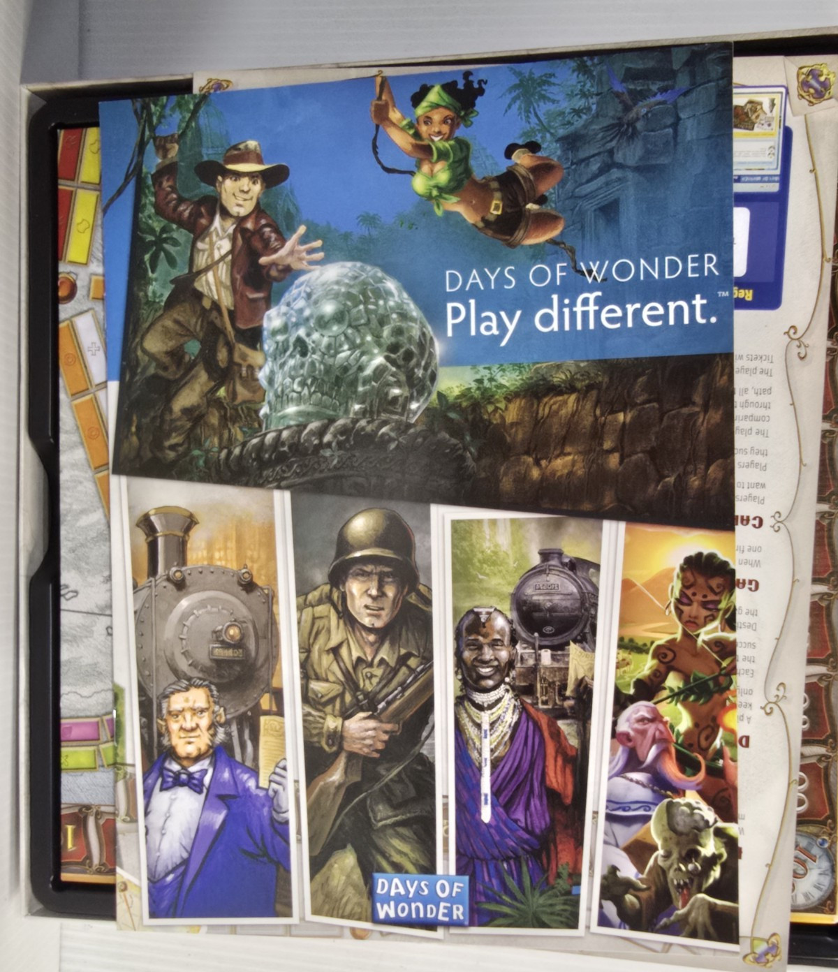 Days of Wonder: Ticket To Ride by Alan R. Moon TRAIN Adventure Board Game