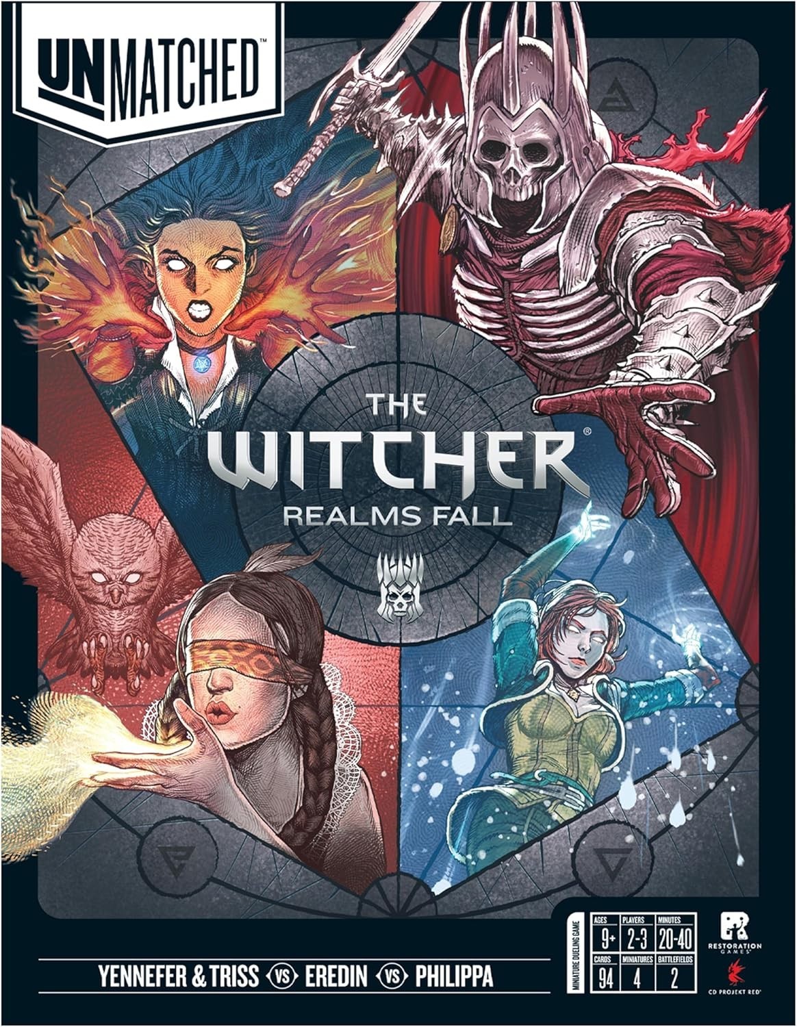Unmatched The Witcher Realms Fall-New-Free Shipping