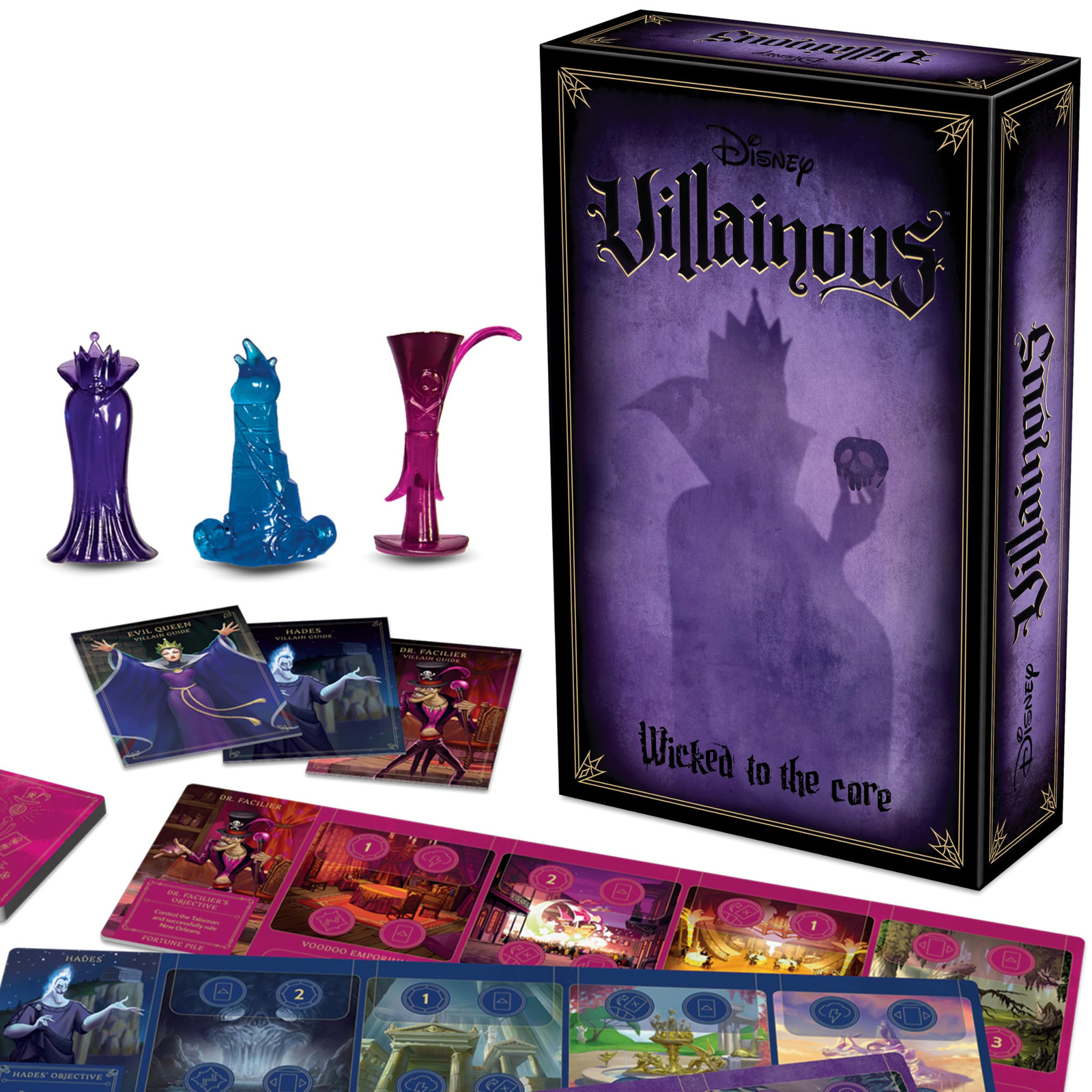 Disney Villainous Wicked To The Core Strategy Board Game for 6 Players