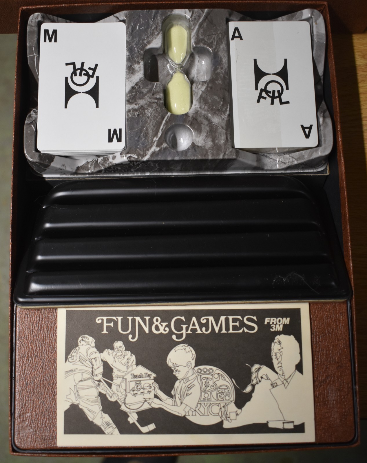 Vintage 1970 FOIL 3M Bookshelf Game of Words and Wits – Complete