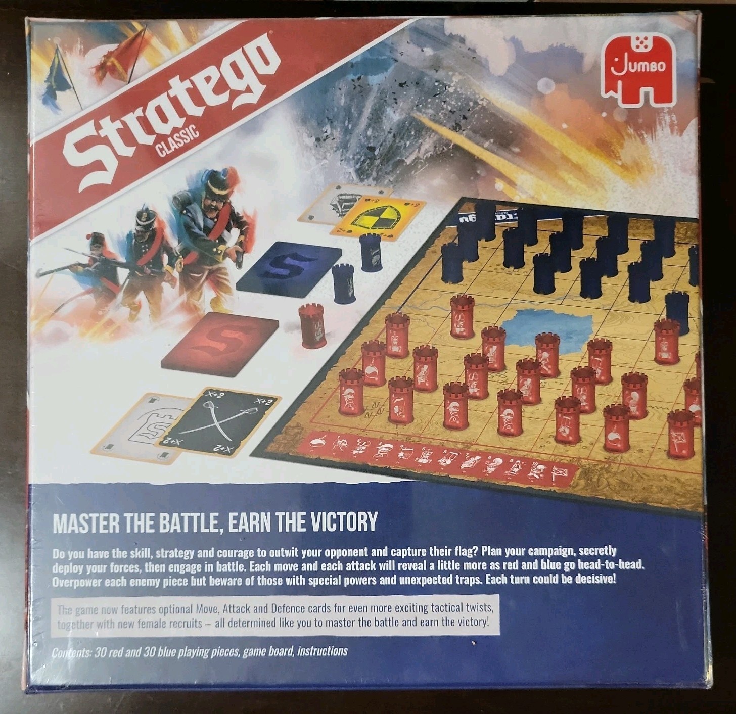 NEW Stratego Classic Board Game War Strategy Game For 2 Still sealed