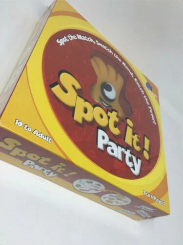 Spot It! Party Board Game – Ages 10+ – 2 To 8 Players [USED – DAMAGED BOX]