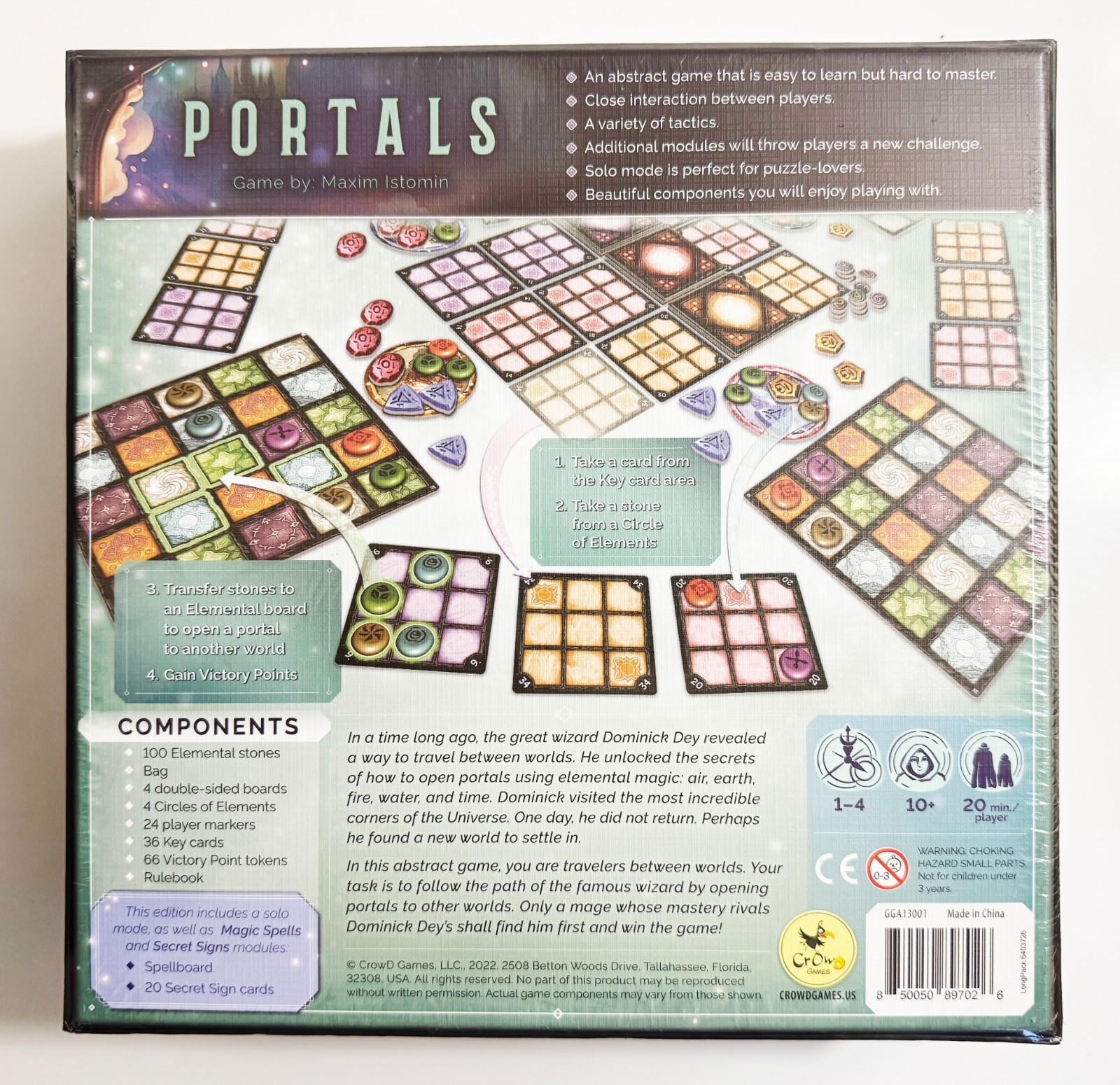 Portals Abstract Strategy Board Game BRAND NEW SEALED
