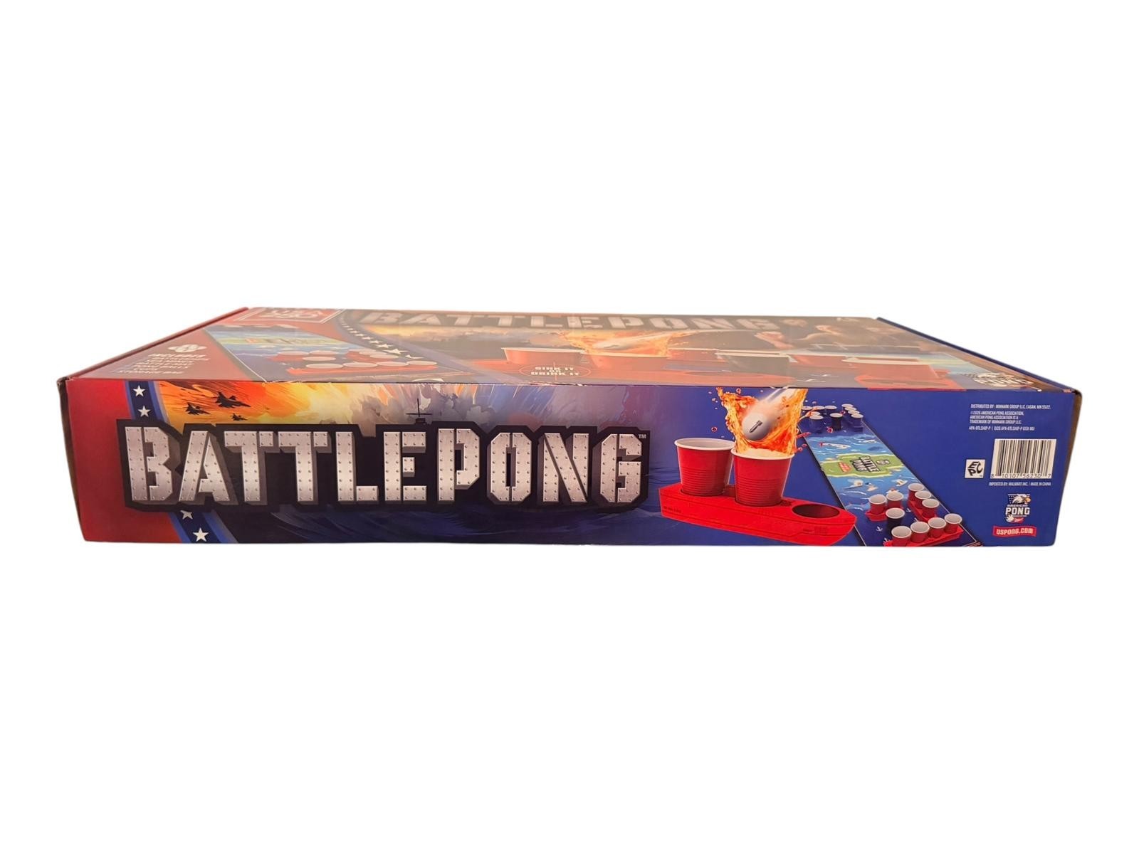 Battlepong USA 250th Edition Party Beer Game Sink It Drink It Tabletop 2 Players
