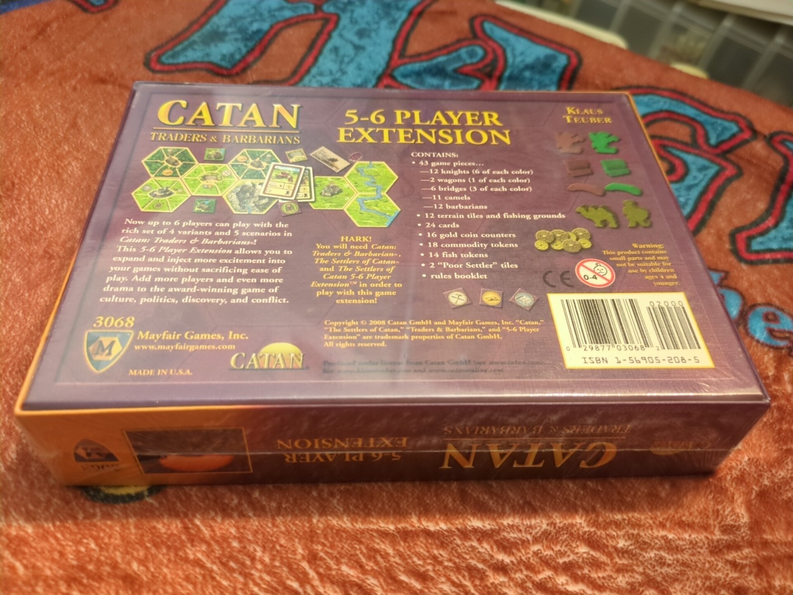 Catan Traders & Barbarians Expansion 3068 5-6 Players Extension New Sealed