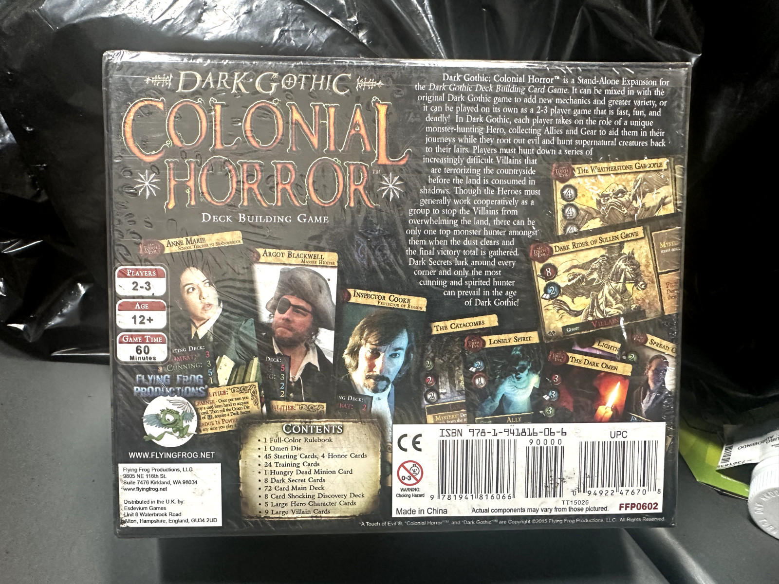 A Touch of Evil Dark Gothic Deck Building Game NEW SEALED FREE SHIPPING