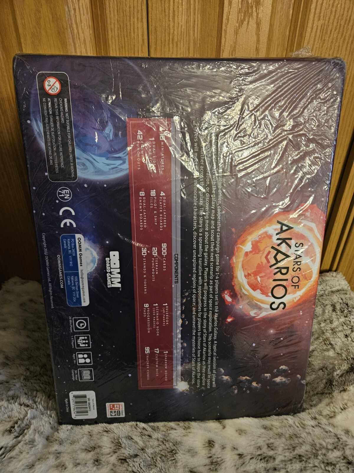 Stars of Akarios OOMM Board Game, FACTORY SEALED