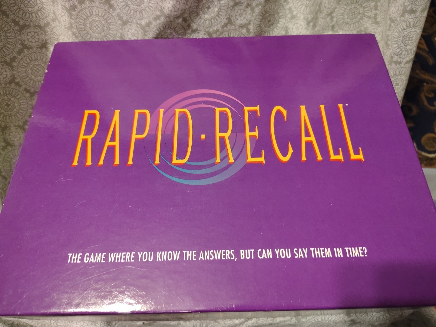 VINTAGE Rapid Recall Board Game COMPLETE Western 1993 Mystery Word EUC