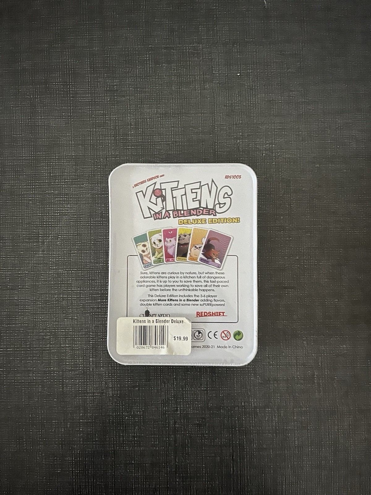 Kittens in a Blender Deluxe Edition – A Fast Paced Game For 2-6 Players -Age: 8+