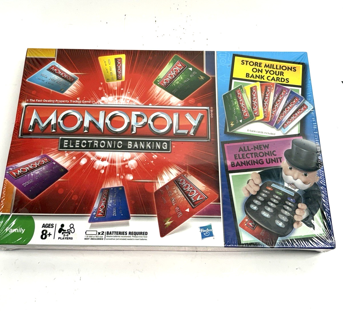 Factory Sealed Hasbro Parker Brothers Monopoly Electronic Banking Board Game