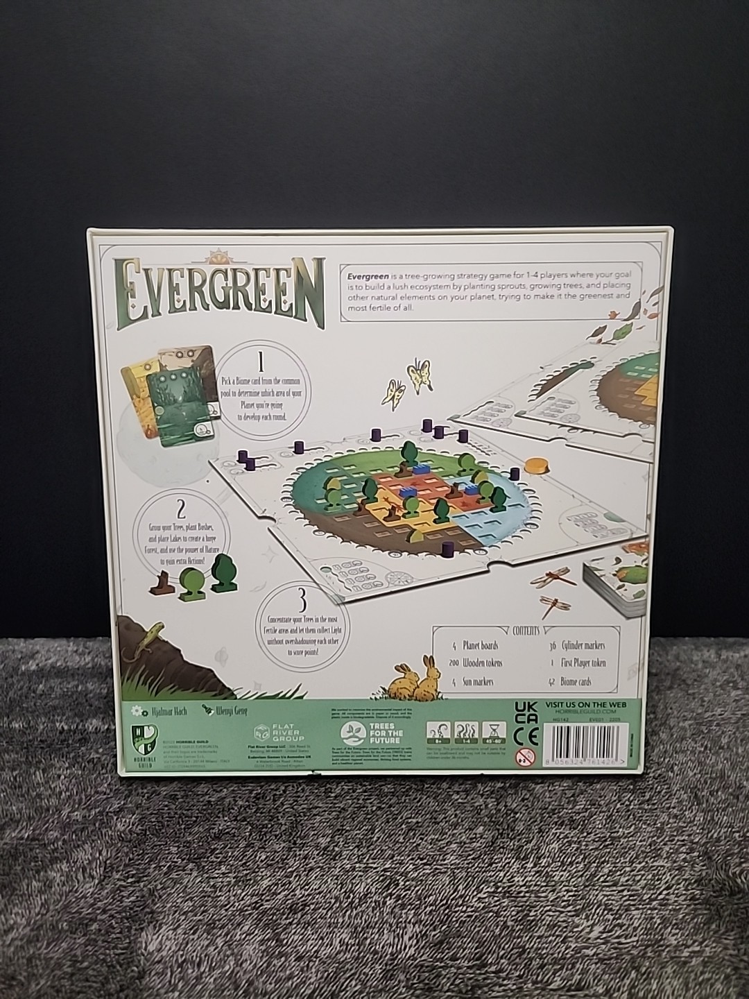 Evergreen Board Game Horrible Guild INCOMPLETE
