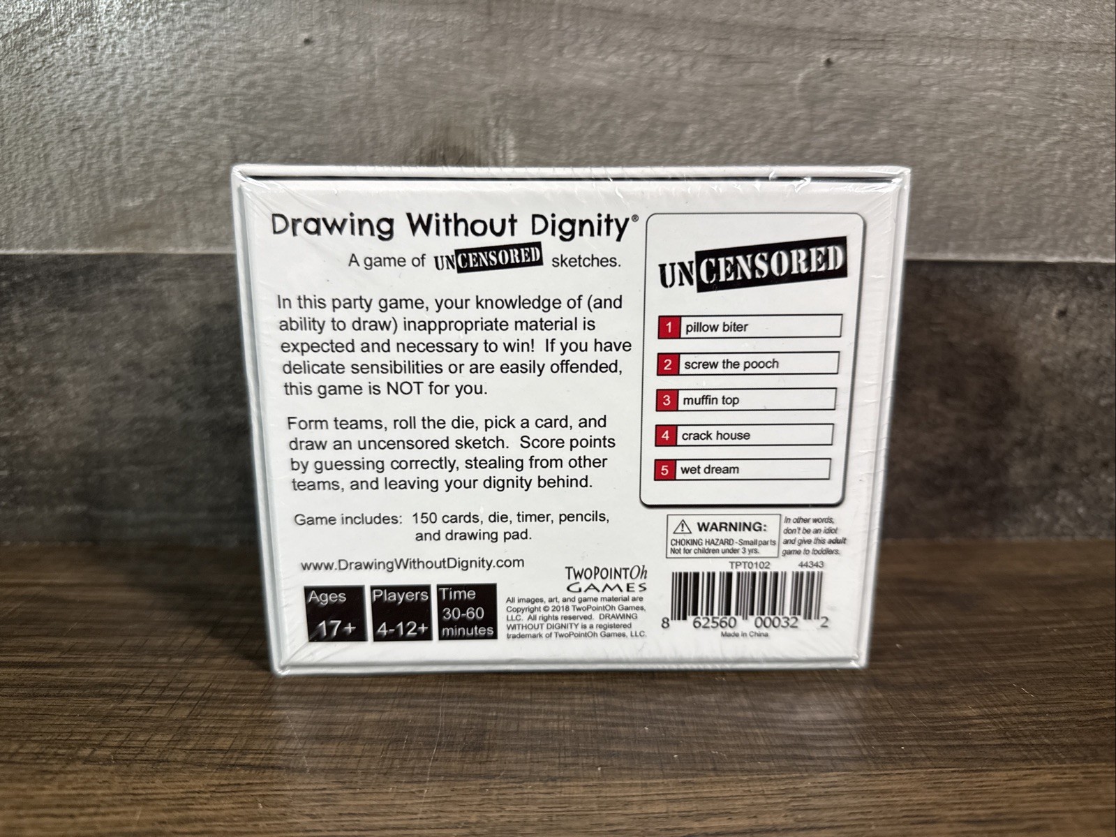 Drawing Without Dignity / A Game of Uncensored Sketches / Adult / New & Sealed