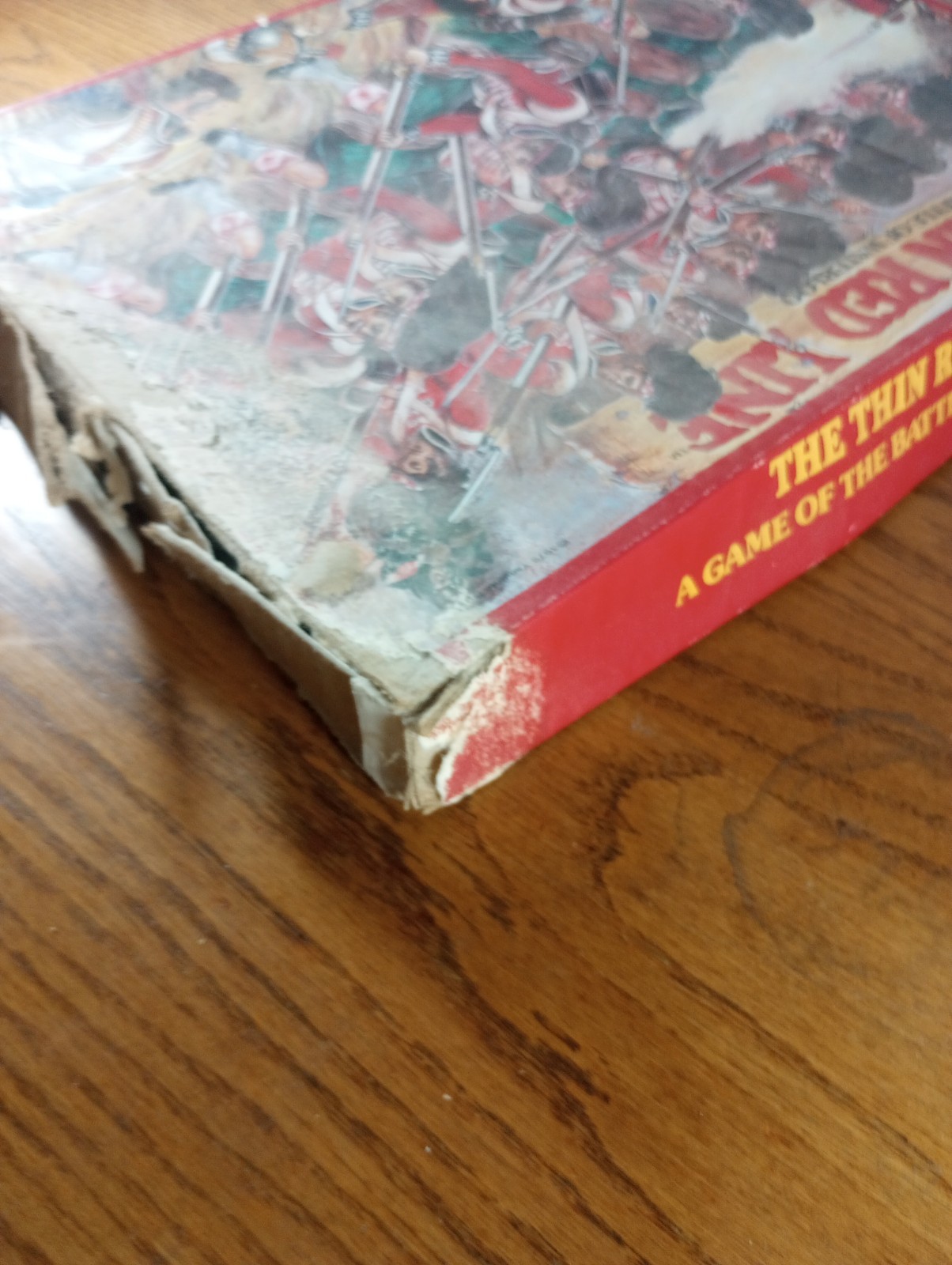 Yaquinto The Thin Red Line Battle of Waterloo Napoleon 1815 strategy game Poor