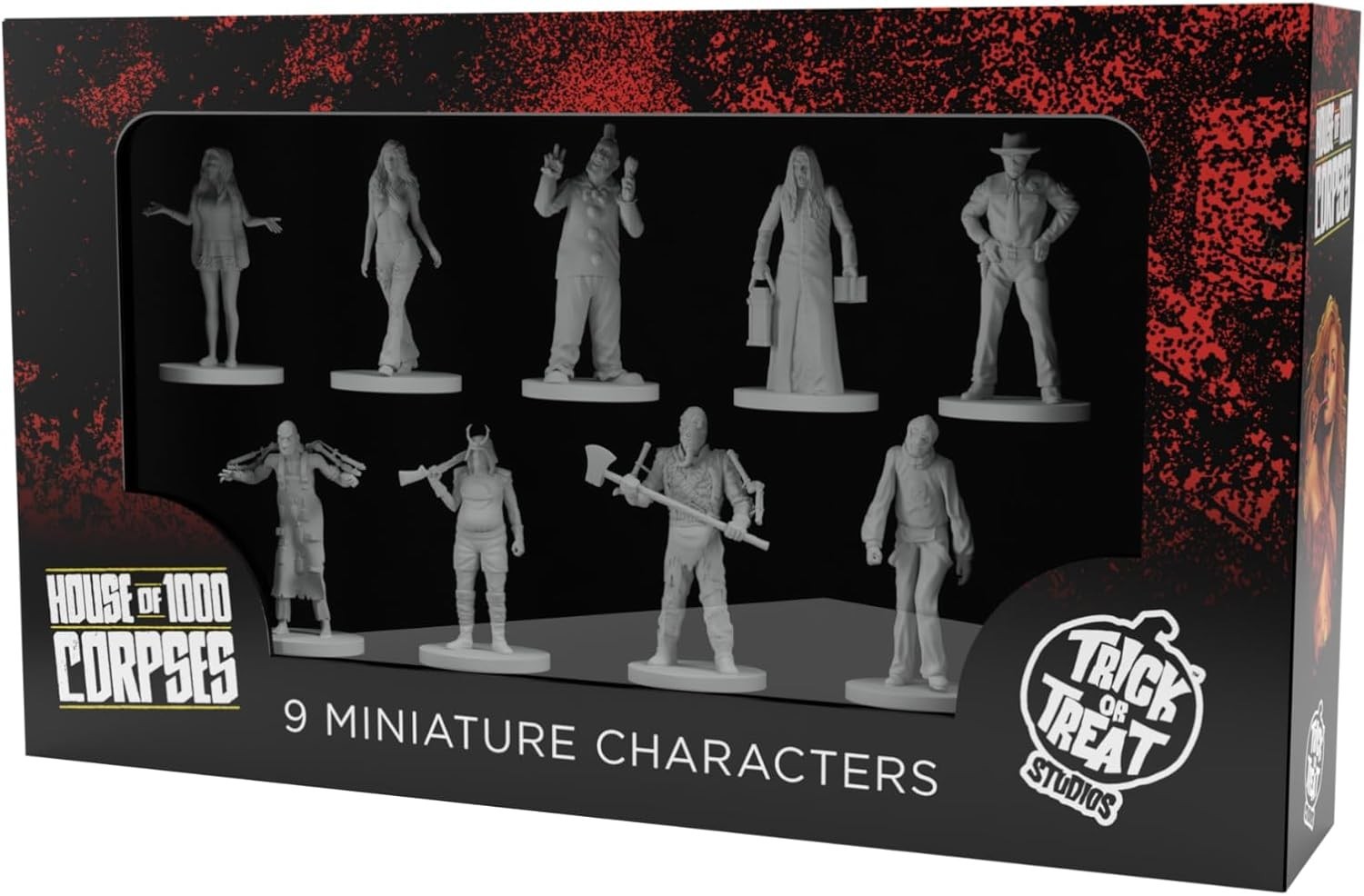 House of 1000 Corpses: 9 Miniature Characters – Brand New, Factory Sealed