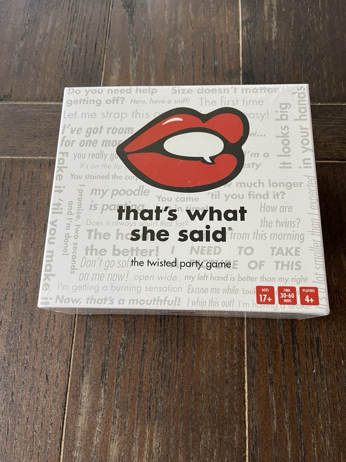 That’s What She Said – The Party Game/Board Game – NEW SEALED!