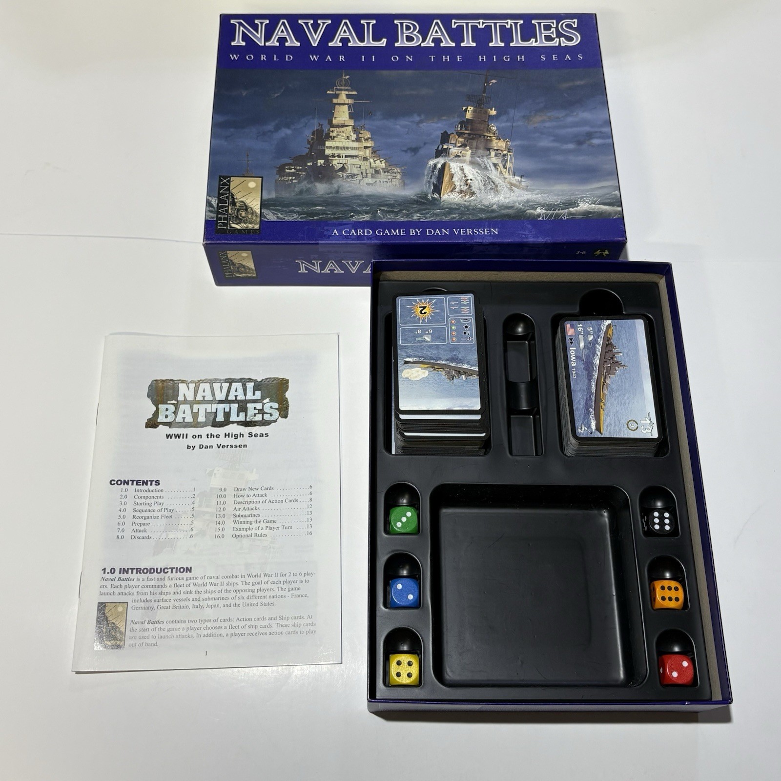 Naval Battles, WW2 on the High Seas, a card game by Dan Verssen
