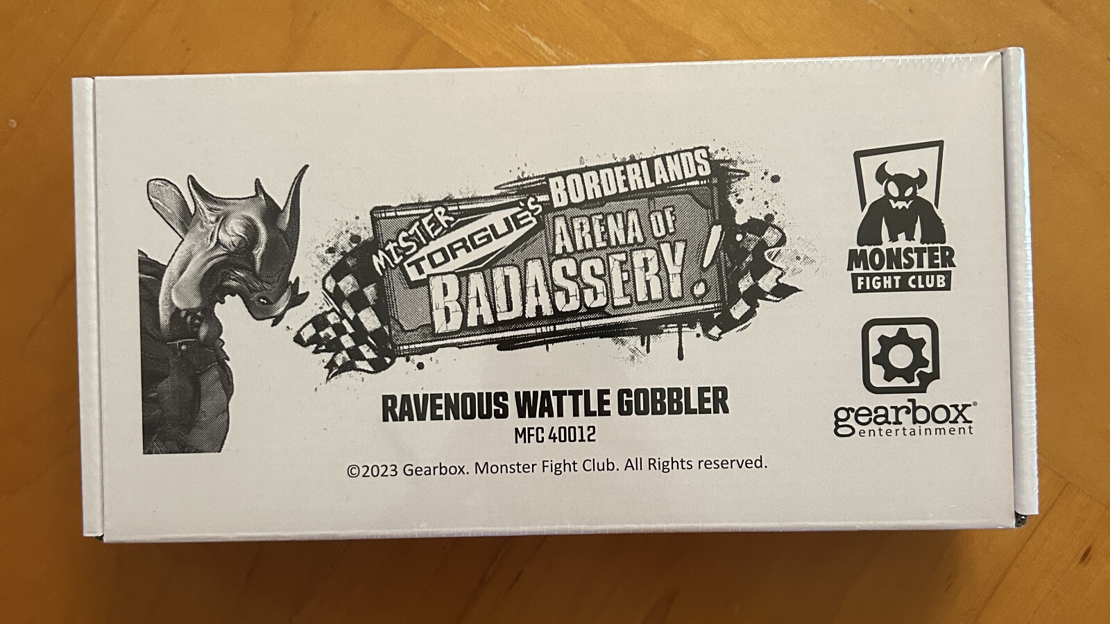 Borderlands Mister Torgue’s Arena of Badassery Ravenous Wattle Gobbler NEW
