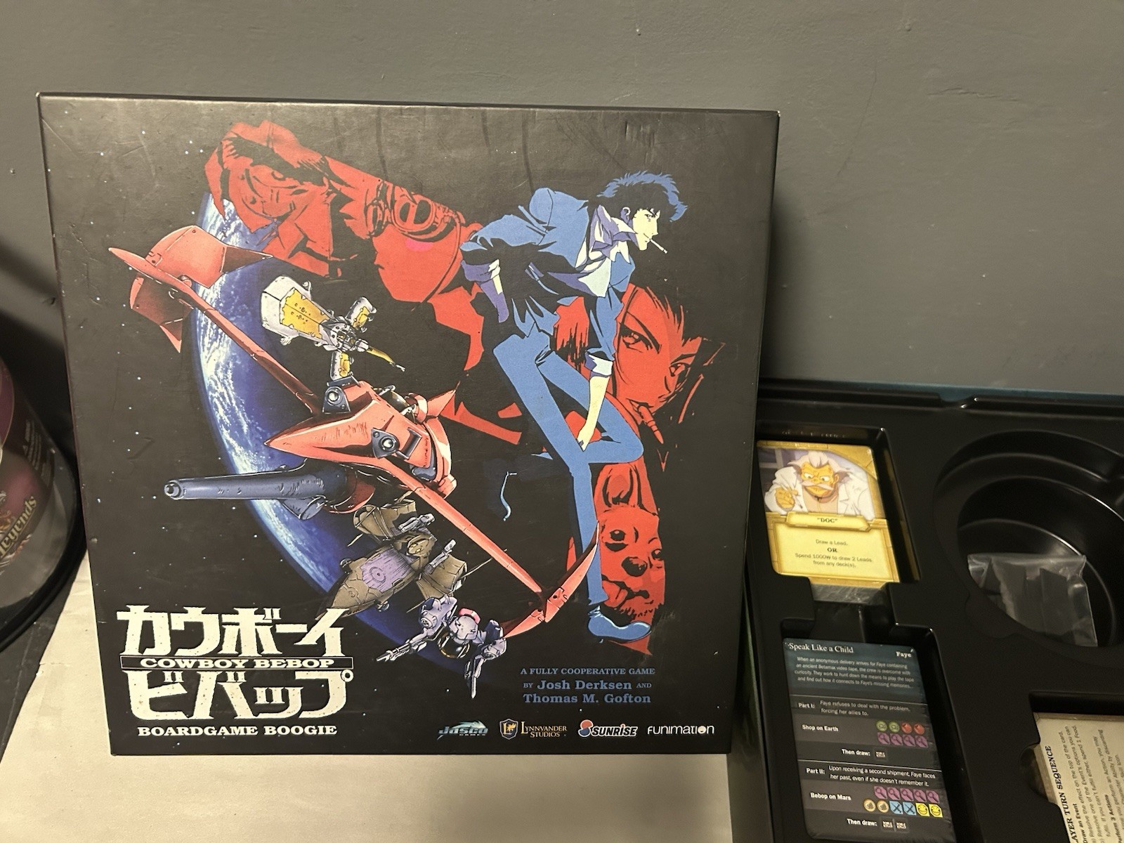 Cowboy Bebop Boardgame Boogie Board Game Sealed 1-4 Players Cooperative Anime