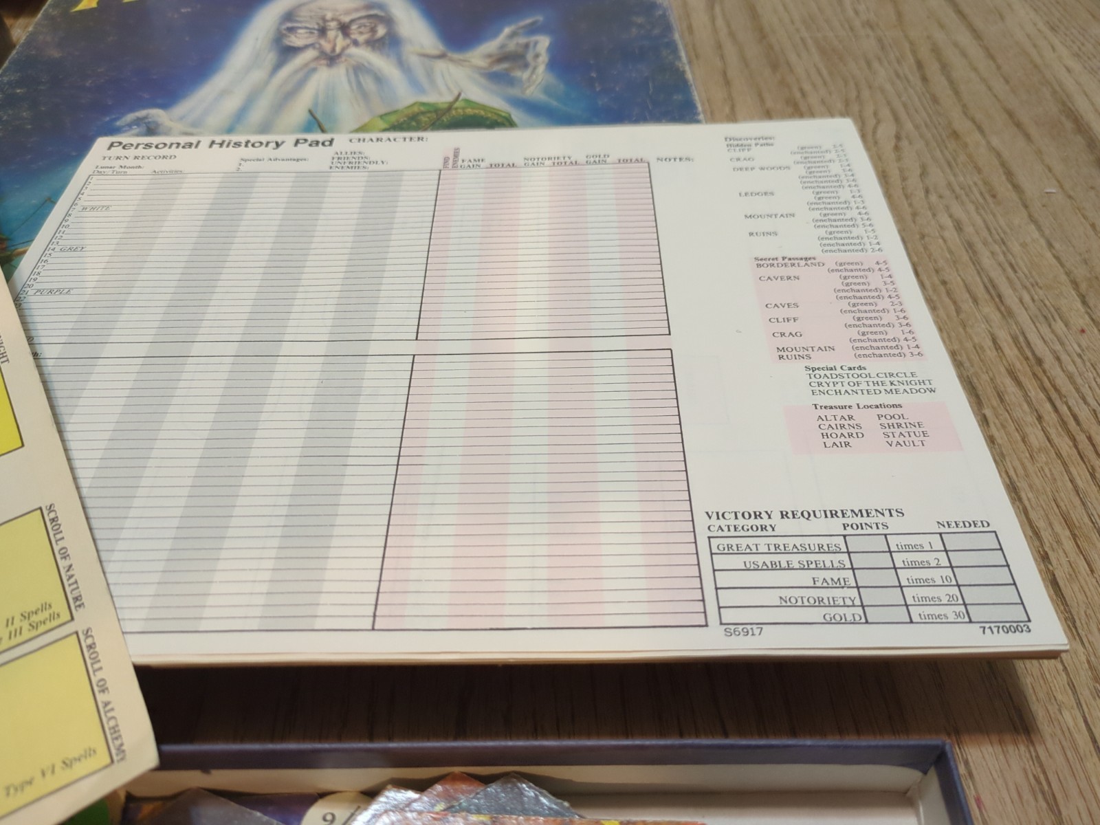 Magic Realm Board Game By Avalon Hill Vintage 1979 Fantasy Adventure Game Comple