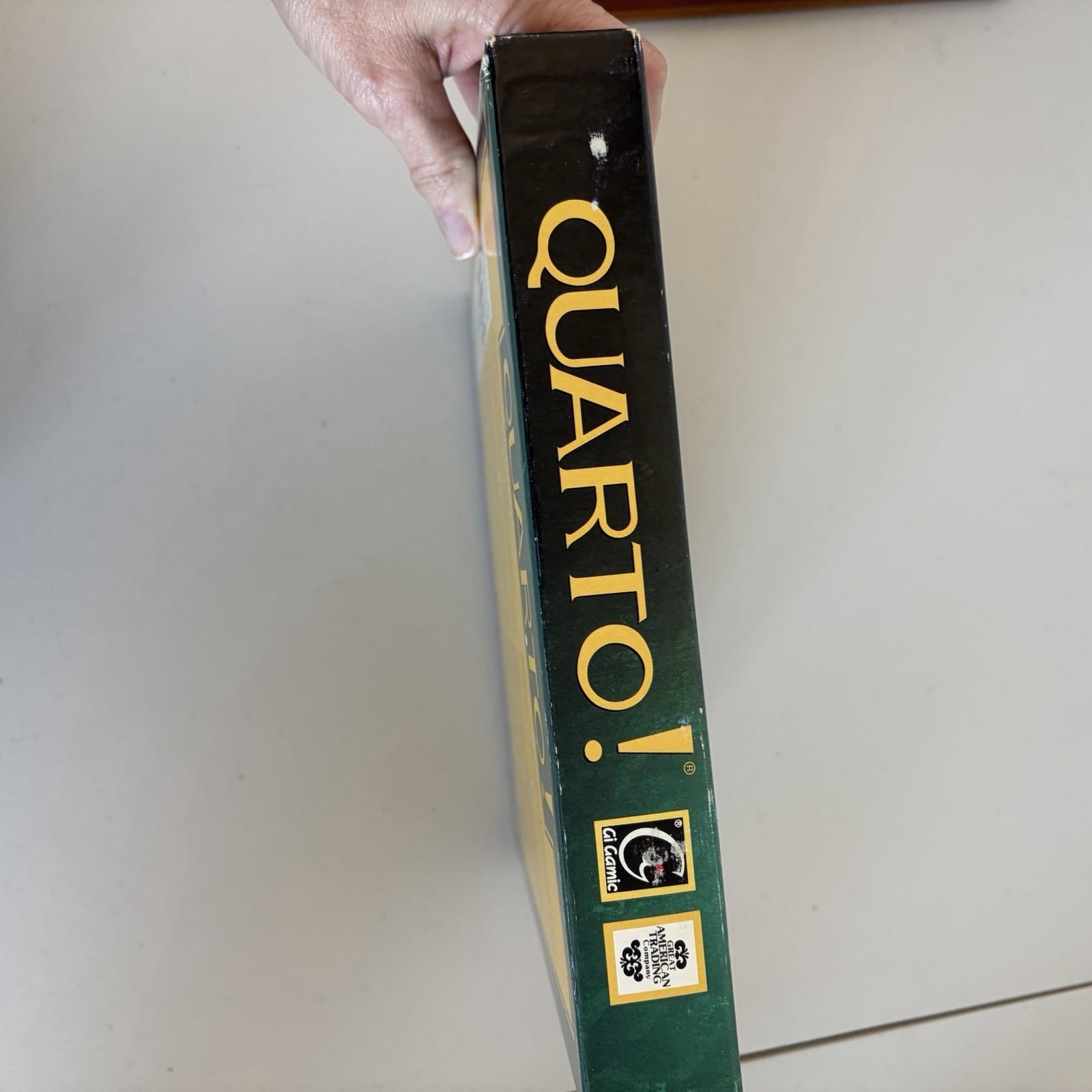 QUARTO! Wooden Board Game Vintage 1993 Gigamic, Mensa Select Complete!