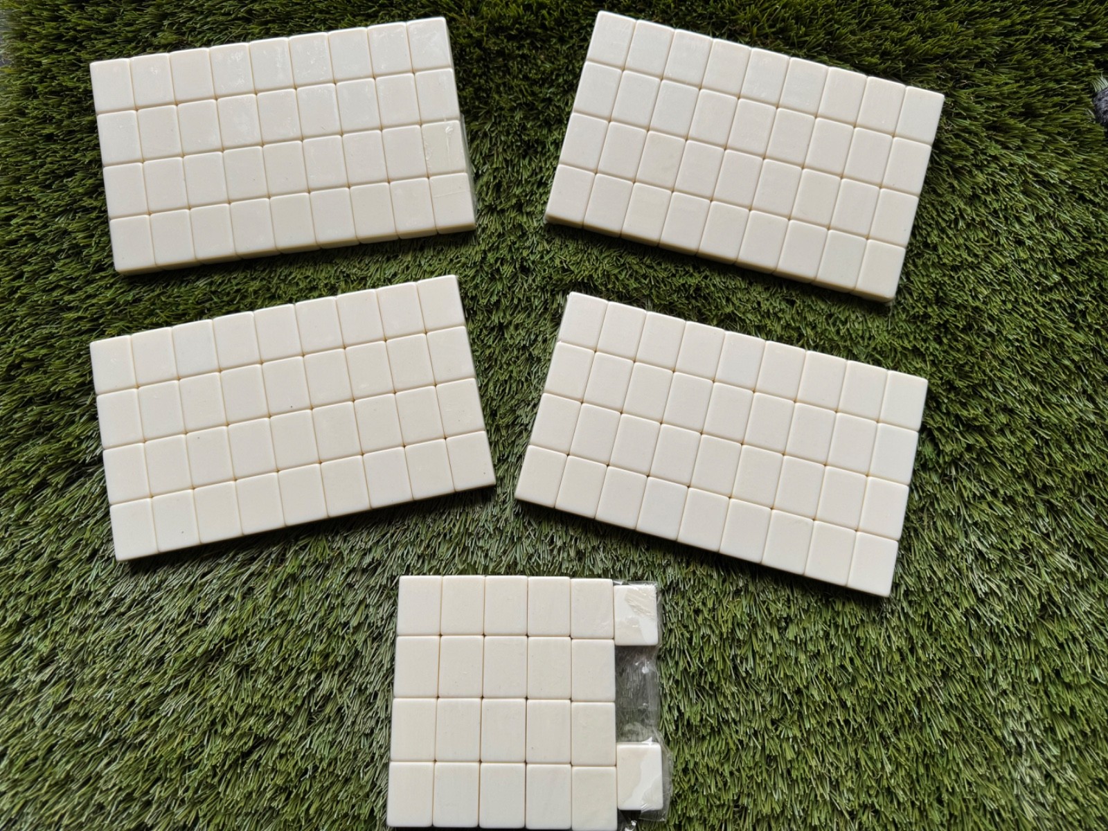 1.2” Traditional American Mahjong Tiles – 166 Tiles Total – IVORY