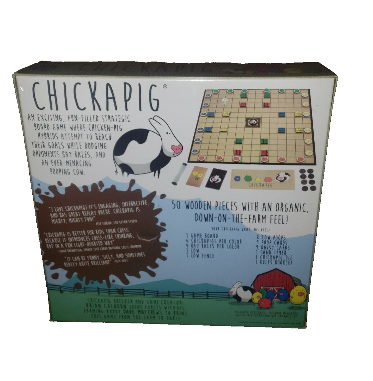 Chickapig Board Game Family Ages 8+ 2-4 Players NEW