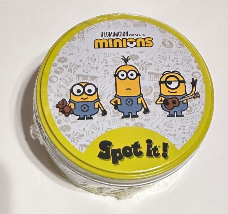 RARE MINIONS SPOT IT DOBBLE CARD BOARD GAME SEALED BRAND NEW