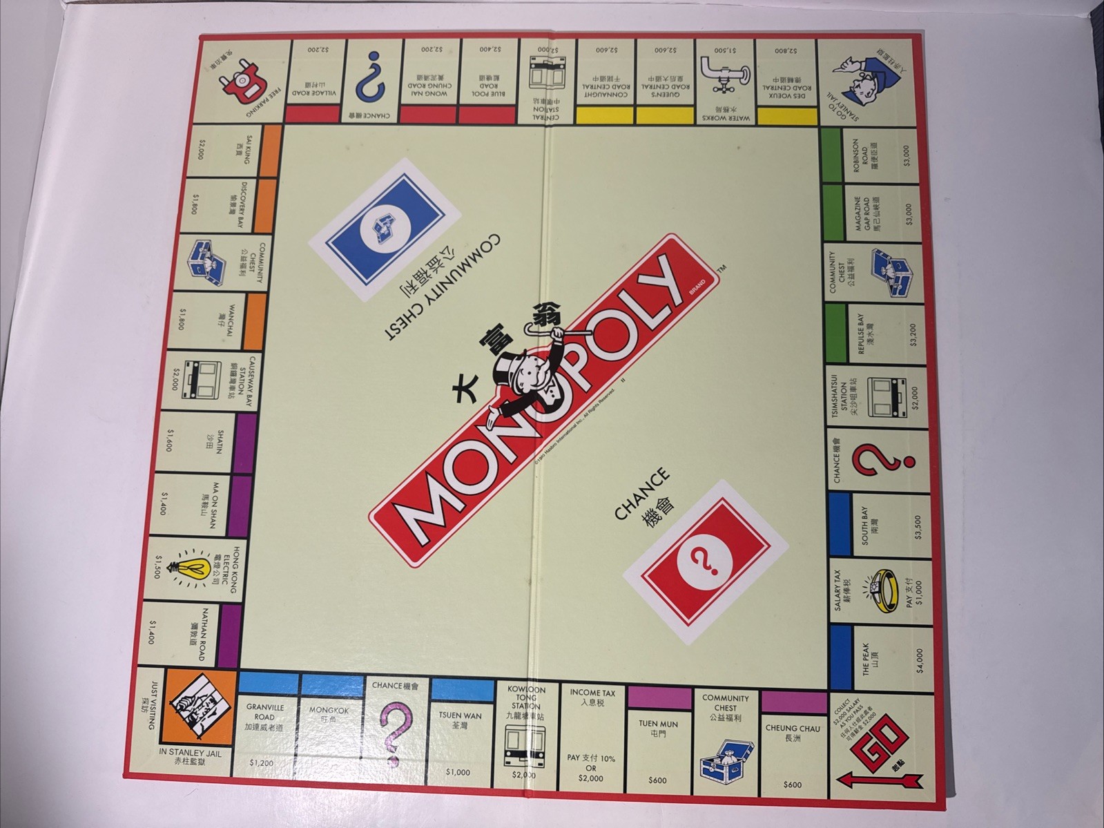 Monopoly Hong Kong Edition 1995 Board Game Rare Parker Brothers Complete Vintage