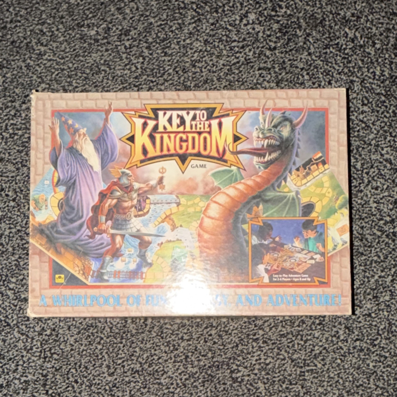 Parker Brothers Key to the Kingdom Fantasy Board Game Complete, 2+ Players, 8+