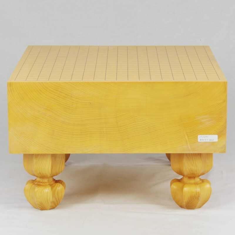 Mint Japanese Goban IGO “HON-KAYA 本榧” Wooden Board 4 legs Thick 5.8in With Box
