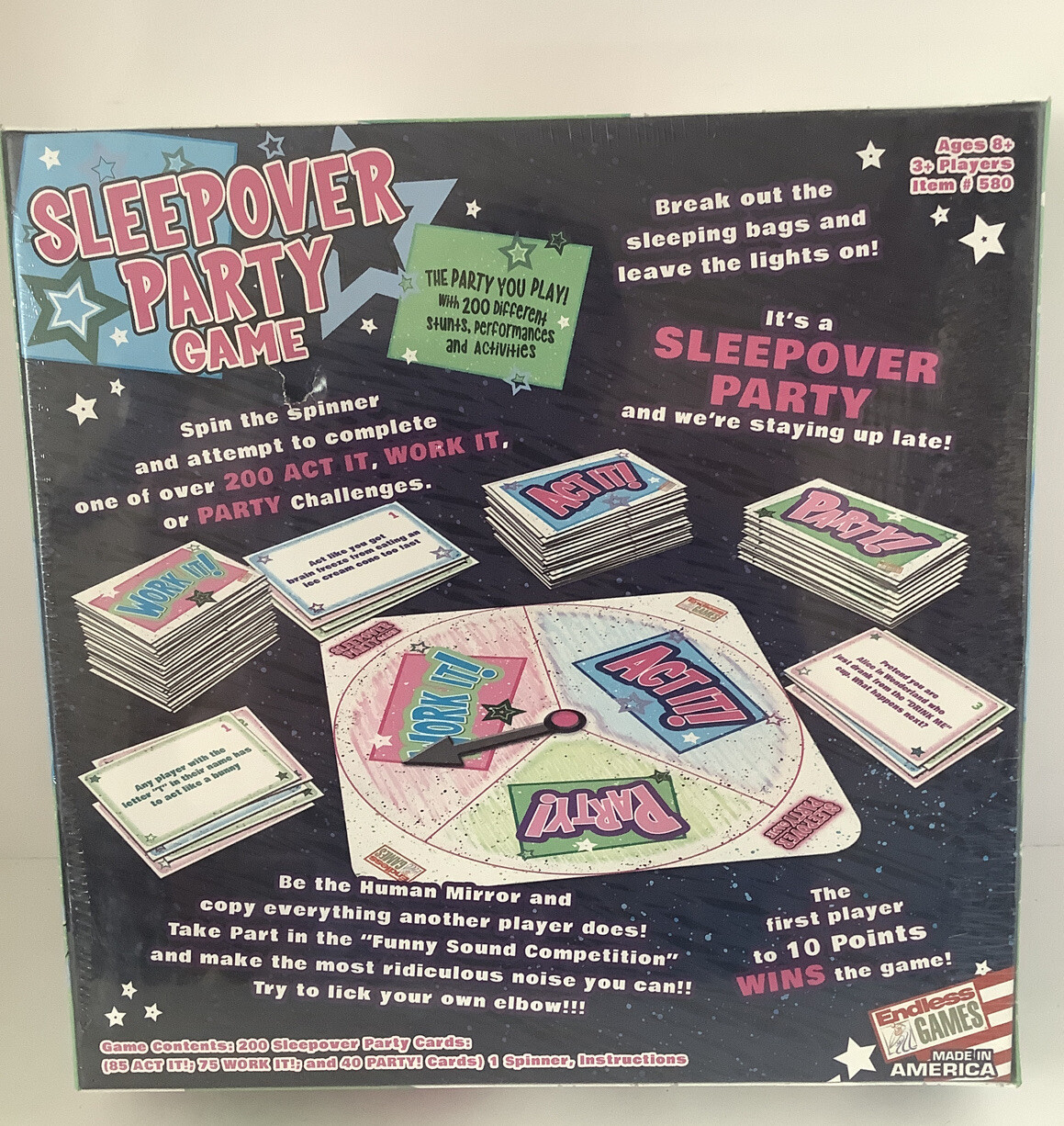 NEW Sleepover Party Game The Party You Play Stunts Performances Activities Girls