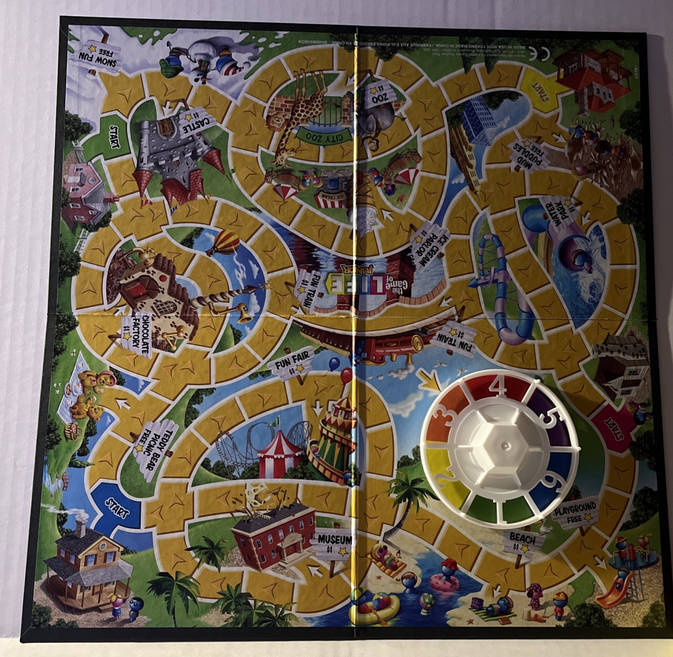 The Game of Life Junior Board Game Hasbro 2016 Complete Family Kids Fun Ages 5+