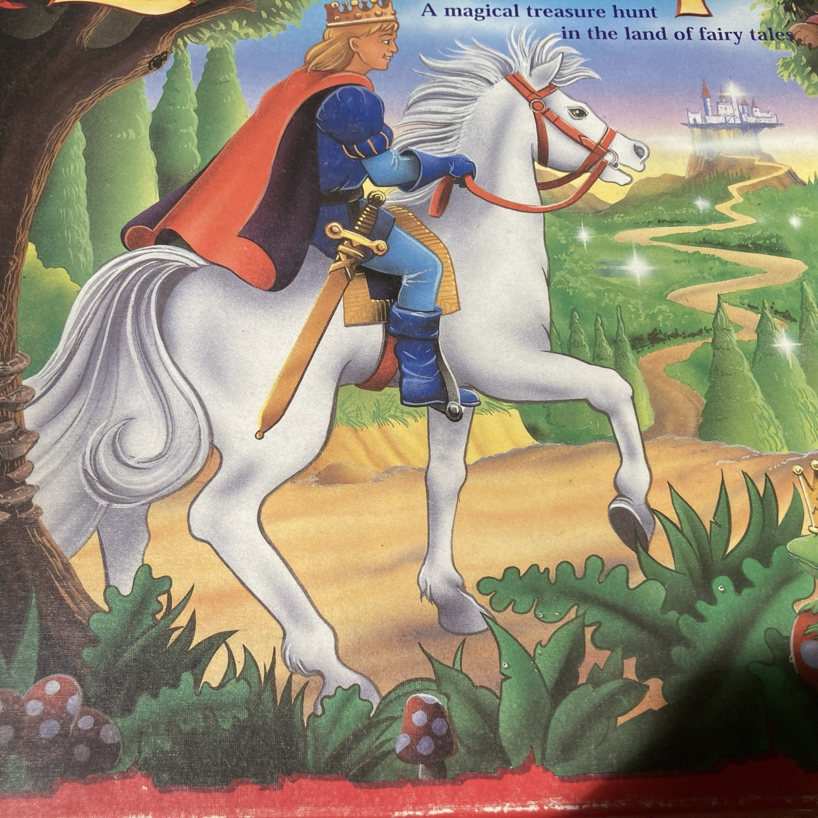 Enchanted Forest Board Game Ravensburger 1994 Vintage Fairy Tale Incomplete