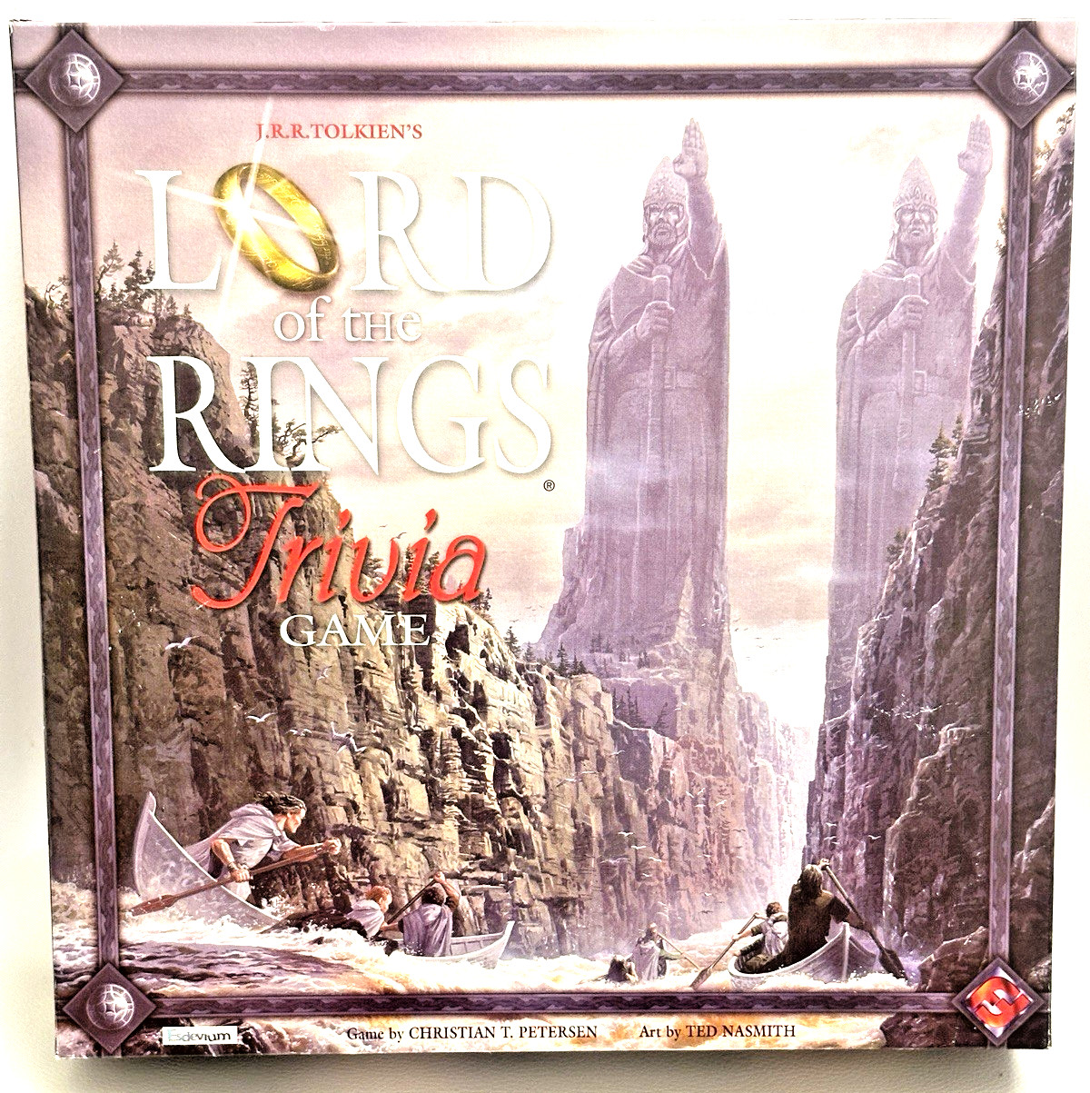 Lord of the Rings Trivia Game Board Game 2003 Sababa Toys Near Complete LOTR