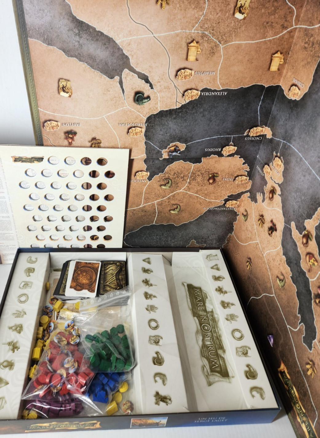 MARE NOSTRUM Board Game by Serge Laget Euro Games 2003 (almost complete) French