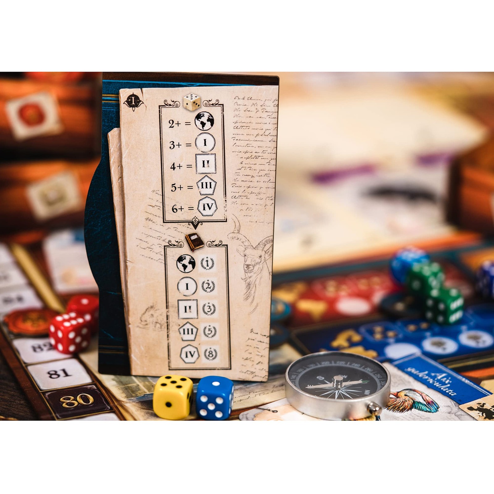 | Encyclopedia | Strategy Board Game | Dice and Worker Placement | 1 to 4 Pla…