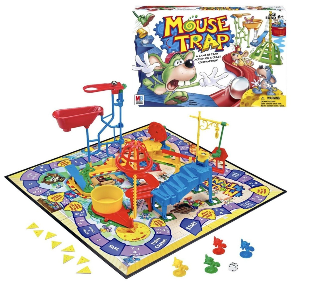 Mouse Trap Board Game Complete 2005 Milton Bradley MB USA Classic Family