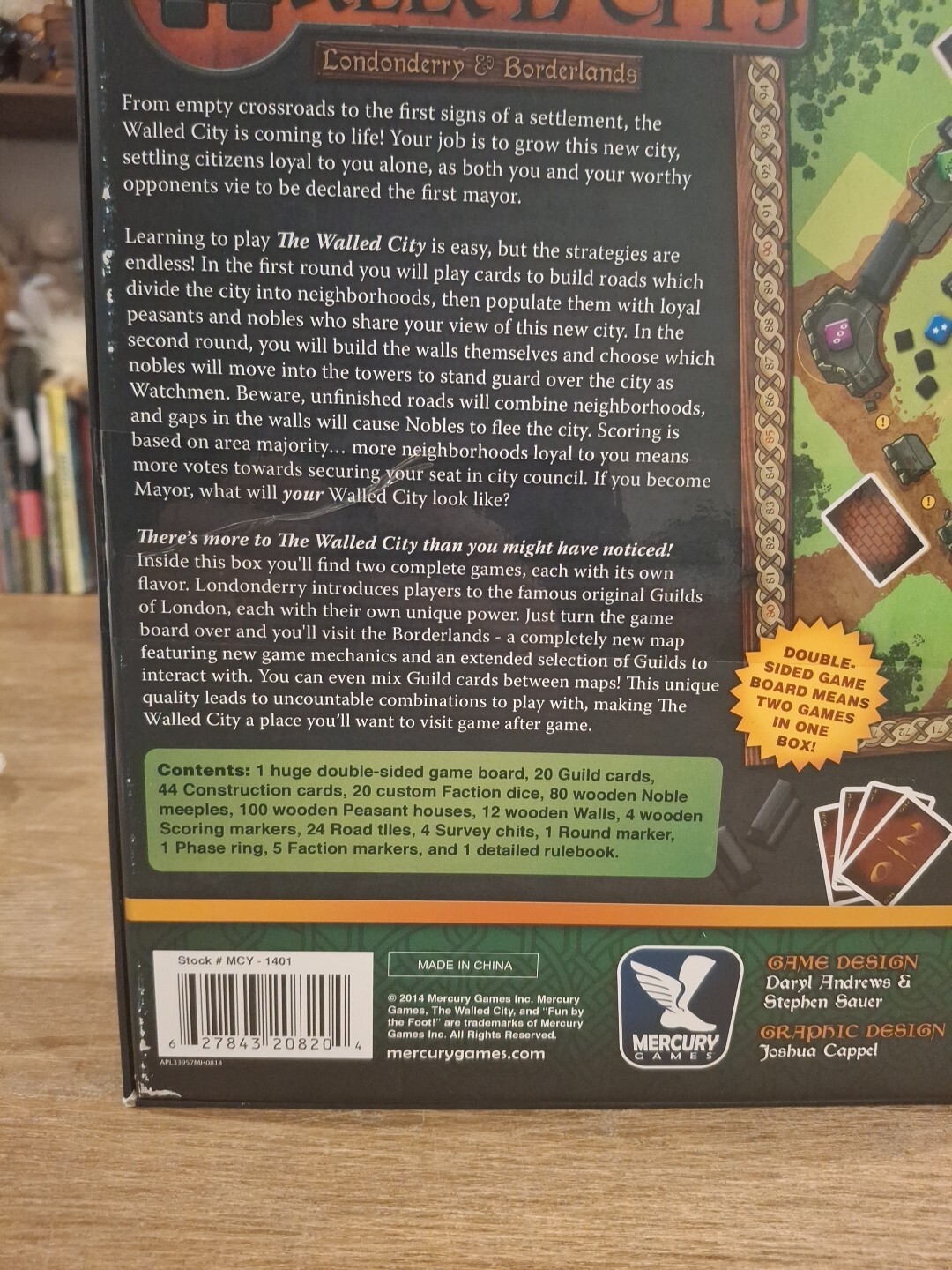 NEW In Box Mercury Games The Walled City-Londonderry & Borderlands