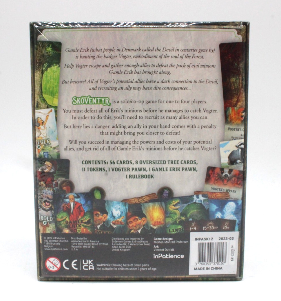 Skoventyr Card Game inPatience Games Factory Sealed
